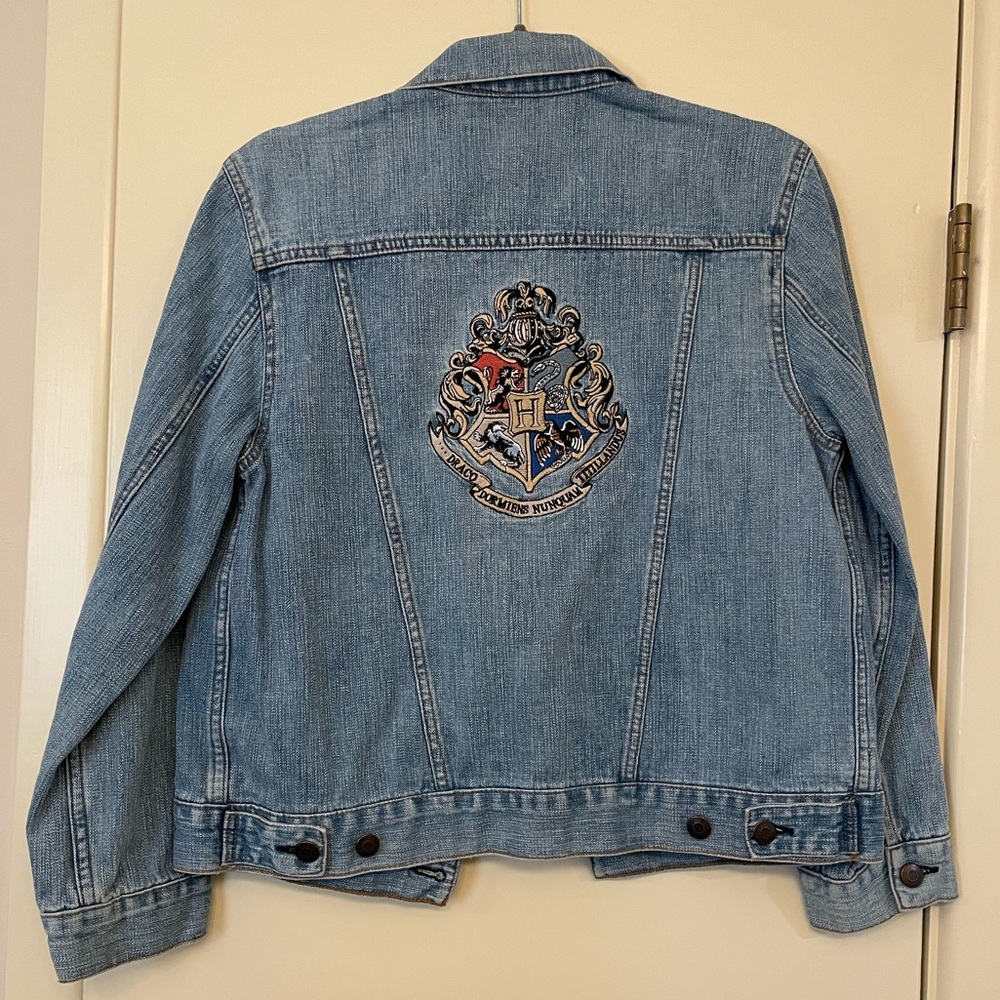 Embroidered Harry Potter denim jacket